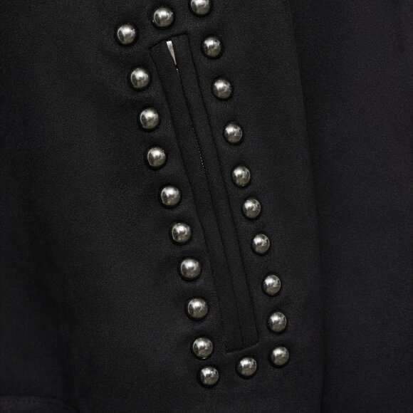Mango Black Jacket With Studs - Picture 3 of 4